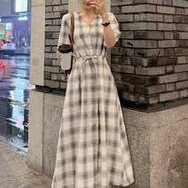 분위기 선녀 패션 원피스 허리 여밈 롱스커트