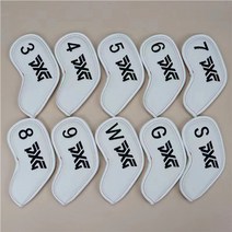 아이언커버 우디아이언 드라이버 라이언 채 커버 클럽 애니멀 자수 아이언 헤드 골프, PXG화이트블랙