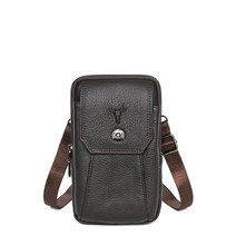 중후한 느낌 50대 남성용 가죽 미니백 학원 학생 한줄가방 남자하객룩 스타일룩가방 서브가방 크로스백