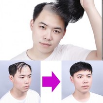 100%인모 정수리 수제 가발 남자 부분, 0해당없음