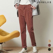 [바닐라비] 여성 코듀로이 루즈테이퍼드 컬러 팬츠