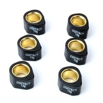6PC Racing Variator 롤러 중량 20x15mm 8g 10g Kymco B & W Grand Dink LX, 03 20x15mm 13g