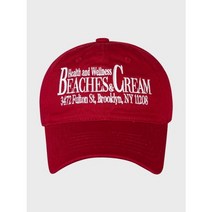 [비치스앤크림] HEALTH AND WELLNESS CAP-RED