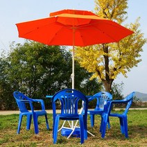 2층 패션 파라솔 230cm 받침대 불포함 무더위쉼터