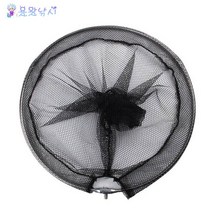 용왕낚시 뜰채헤드 단품 블랙 작은구멍 비린내방지 코팅망 8mm 호환사이즈 뜰채프레임 뜰채망 낚시뜰채망, 뜰채헤드 수납가방 단품 45#