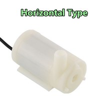 워터 펌프 미니 수중 순환 DC 256V 저소음 브러시리스 모터 120lH 소형 마이크로 잠수정, Horizontal Type