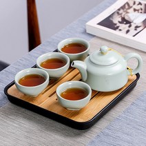 다도 NE차판 티앤차 다기트레이 퇴수기 찻상 정사각, 상세페이지 참조