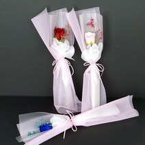 TKE817099프리저브드 한송이장미/프리저브드/드라이플라워/한송이장미/한송이꽃다발/장미꽃다발/안개꽃/안개꽃다발/기념일/꽃선물, 3.프리저브드한송이-블루