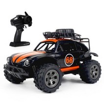 RC Car 2023 RC 오프로드 자동차 휠베이스 크롤러 트럭 라디오 원격 제어 차량 124 24GHz 4WD 등반 RTR 장난감 소년용, KY-1816A Orange