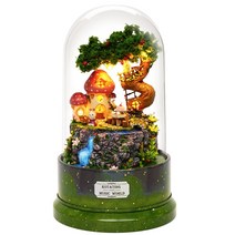 CUTE ROOM/智趣屋 수제 DIY 조립 관람차 뮤직 박스 3D 입체 퍼즐 선물, 옵션 04