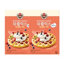 CJ제일제당 백설 와플믹스 450g 2개, 상세내용참조
