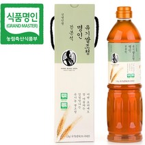 두레촌 강명인청 명인 유기쌀조청 1.2kg/식품명인 강봉석 브랜드상품/국내산 유기농쌀/조청 물엿 쌀엿 올리고당