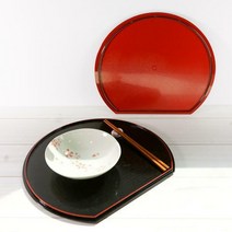 양면 투톤 반달쟁반 / H4702, 소