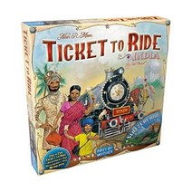 (영문) 티켓투라이드 인도 + 스위스 기차 경로 전략 보드 게임Ticket to ride 세계지도