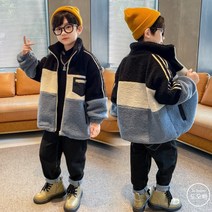 도오빠 아동 집업점퍼 뽀글이 양털 겨울점퍼 주니어 키즈 아우터 초등학생