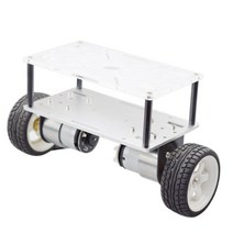 이중 레이어 RC 2 륜 셀프 밸런싱 로봇 자동차 섀시 키트 속도 인코더 모터 아두이노 DIY STEM 교육용, 01 은