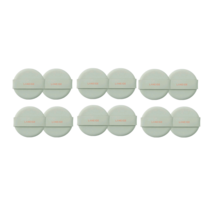 라네즈 네오쿠션 매트 퍼프 6세트(12개), 그린, 12개