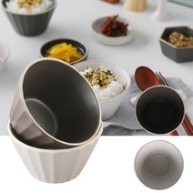 밥공기 다이어트 밥 그릇 작은 사기 세트, 화이트