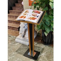 식당 메뉴판 입구 홍보랙 모델하우스 전시관 호텔