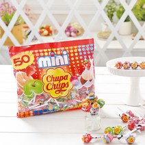 츄파춥스 미니 50개입 막대사탕 화이트데이 캔디 선물, 츄파춥스미니50개입