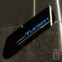 디올뉴투싼 NX4 아크릴 LED C필러 기둥몰딩 면발광 무드램프 레터링 익스테리어 용품