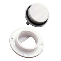 GHSHOP 내구성 보트 드레인 Scupper 배수 하드웨어 교체 액세서리 범용 보트 드레인 플러그 빔용 캡 물고기, 9cmx6cmx5cm, 하얀색, ABS