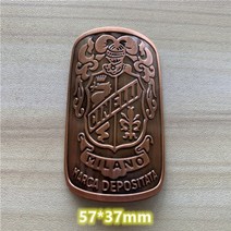 2 조각 자전거 헤드 배지 데칼 스티커 bmx 접는 자전거 mtb 알루미늄 프레임 줄기 gios de rosa bianchi santa cruz, 브론즈 치넬리