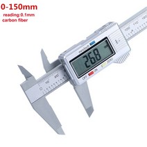 켈리퍼스 경화 된 미터법 기계공 두께 게이지 0- 70mm 100mm 탄소 섬유 디지털 버니어 캘리퍼스, 150mm 디지털