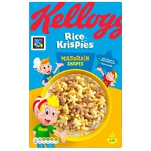 아침식사메뉴 탄수화물음식 켈로그 켈로그 라이스 크리스피 멀티 그레인 쉐이프 Kellogg 위트빅스 350g, 1개