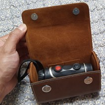 닥터플로이드 부쉬넬 차쉬넬 골프 거리측정기 가죽 케이스, 블랙, 가로형