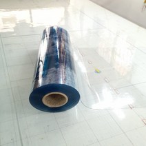 (모델E45 청투명1mm폭45cm) PVC연질염화방풍방수비닐 아스테이지 책상매트 투명매트 식탁매트 고무매트 두꺼운비닐
