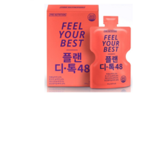 프로뉴트리션 플랜디톡 48 과채주스, 59g, 10개