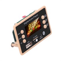 가전제품 전자기기 블루투스 5.0 MP3 디코더 디코딩 보드 모듈 5V 12V 자동차 USB 플레이어 WMA WAV TF 카드 슬롯/USB/FM