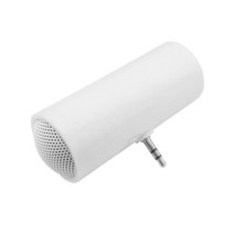 휴대용스피커 3.5mm TRS 플매트 카펫 러그가 있는 미니 휴대폰 스피커 iOS 안드로이드 스마트폰용 휴대용 라인 인 태블릿 음악 라우드, 02 WHITE