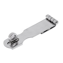 9.2cm 헤비 듀티 마린 캐스트 회전 잠금 Hasp 솔리드 스테인레스 스틸 안전 래치 선박 보트 요트 액세서리, 없음