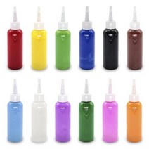 우드락물감 스치로폼물감 100ml 12칼라, 검정다팔몰