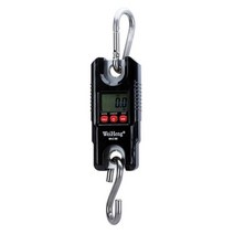 산업용 저울 1톤 100kg 농업용 캐리어 전자 매달림 저울 Weiheng 크레인 스틸, 300kg 블랙