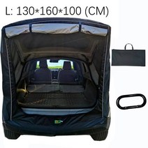 카니발차박텐트 차량용텐트 차박휴대용 캠핑 자동차 트럭 텐트 SUV 스스로 운전 테일 확장 야외 모바일, 02 Black L