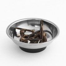 나사보관통 원형 자석접시 3p 75mm 봍트 나사 마그네틱 드레이 작업공구 철물부품 분실방지