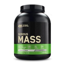 옵티멈뉴트리션 시리어스 매스 게이너 프로틴 단백질 파우더 쿠키앤크림 쿠앤크 2.7kg Optimum Nutrition Serious Mass Powder Cookies Cream