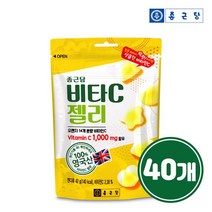[종근당] 영국산 비타민C1000 구미젤리 42g 40봉, 1세트