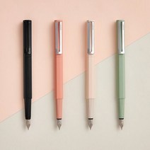 모나미 153 네오만년필 EF : 만년필 1EA + 컨버터 1EA + 블랙 잉크 카트리지 2EA, Jet black