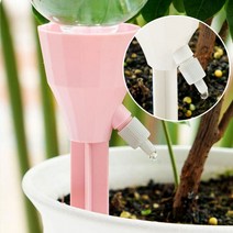 업그레이드 일체형 화분 자동급수기 식물 자동 물주기 분무 급수, 화분 일체형 자동급수기(색상랜덤)