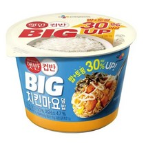 CJ더마켓 탕비실 업소용 식당용 PC방 탑티어 햇반컵반 BIG치킨마요덮밥 간편식 컵밥 국밥 냉동밥 솥밥 점심 도시락 313G, 6개