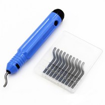 사용이 쉬운 디버링 툴 1개 + 블레이드(날) 11개 세트 스틸 재질