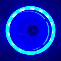 펀쿨러 FC-12025 Colorful BLUE RGB Round Ring LED FAN 시스템쿨러