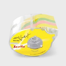Scalla 메모테이프 MT-10D-YPG 접착지 롤지 뜯어쓰는지