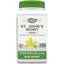 자연의 길 st. johns wort Herb 1회 제공량당 700mg 천연 비건 캡슐 180개