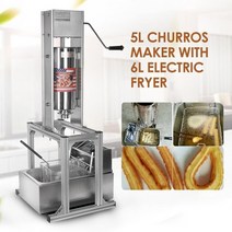 츄러스 gzzt 스페인어 츄로스 5l 메이커 전기 6l 딥 프라이 5 노즐이있는 상업용, CHINA_Churros maker Fryer | EU