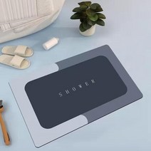 슈퍼 흡수성 바닥 매트 빠른 건조 욕실 카펫 주방 오일 방지 나파 스킨 목욕 매트 현대 단순 미끄럼 방지 바닥 매트, 60cmx90cm, 직사각형 01